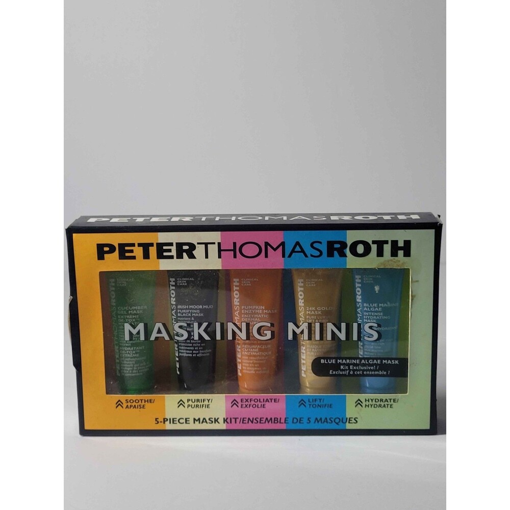 Peter Thomas Roth Masking Minis 5-Pc Face Mask Kit - New in Damaged Box